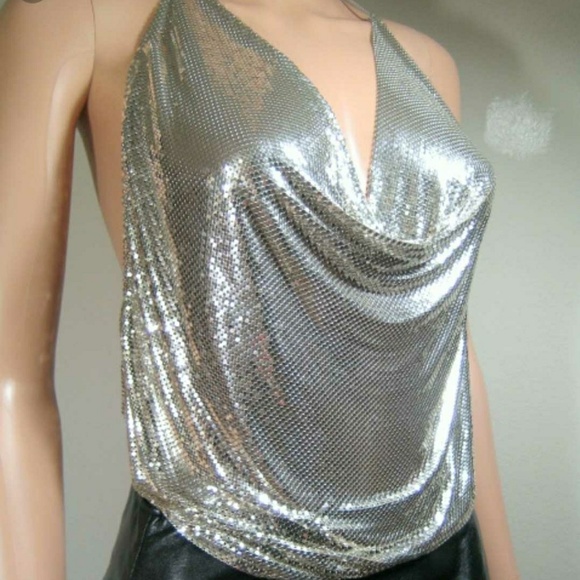 Silver club top - Picture 3 of 8